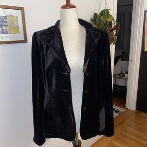Armani Collezioni Velvet Blazer